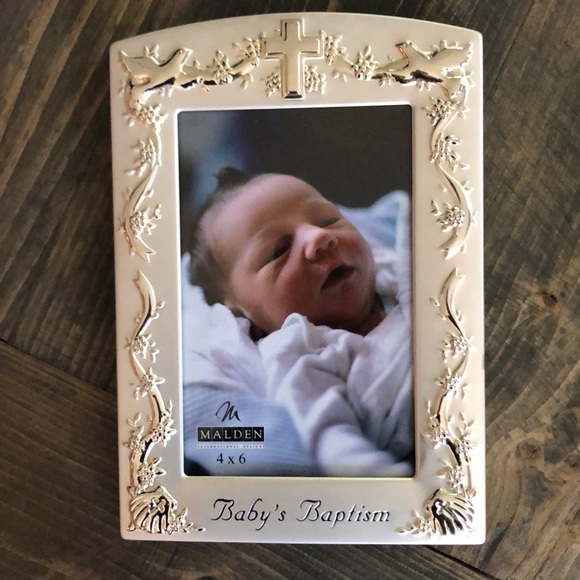 Baptism 4 x 6 frame NIB